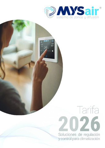 MYS AIR TARIFA DE ZONAS Y DIFUSIÓN 2026