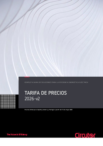 CIRCUTOR TARIFA  Medida, Protección, Metering, Reactiva, Software y H 2026ardware IoT 2026