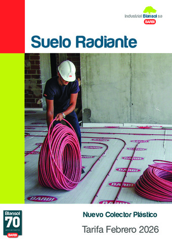 IND. BLANSOL TARIFA SUELO RADIANTE FEBRERO 2026