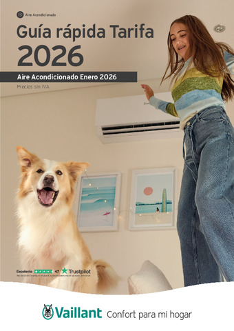 VAILLANT TARIFA AIRE ACOND. 2026
