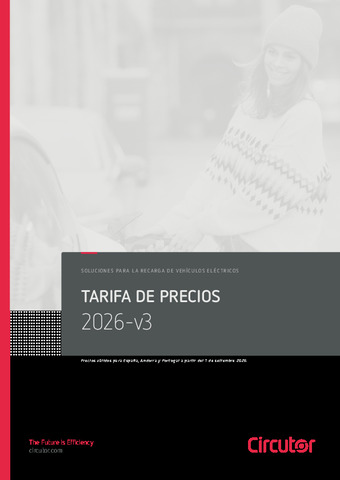 CIRCUTOR TARIFA RECARGA VEHÍCULOS ELÉCTRICOS 2026
