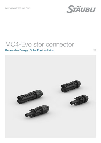 MC4-Evo stor connector