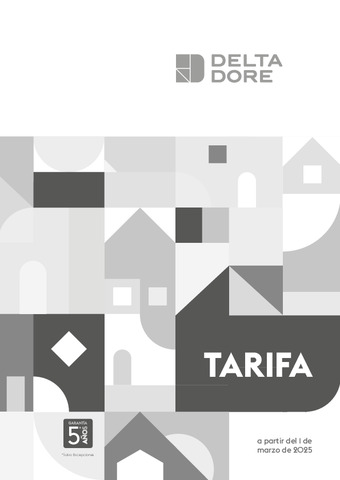 DELTA DORE TARIFA MARZO 2025