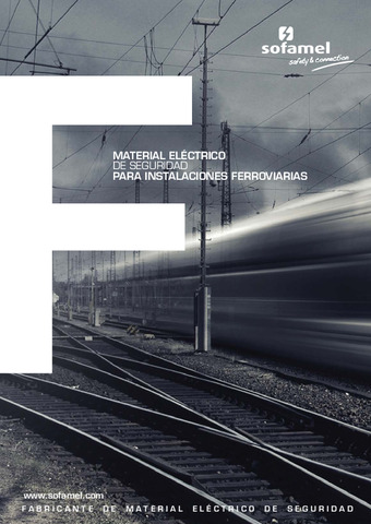 MATERIAL ELÉCTRICO DE SEGURIDAD PARA INSTALACIONES FERROVIARIAS