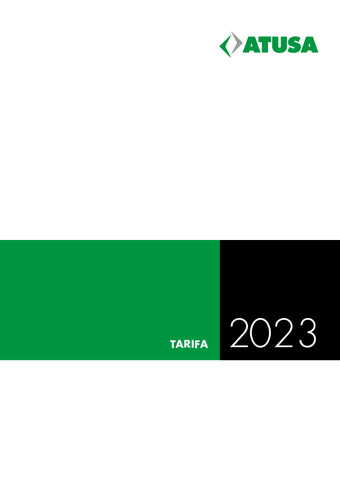 ATUSA TARIFA ESPAÑA 2023