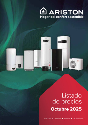 ARISTON TARIFA OCTUBRE 2025