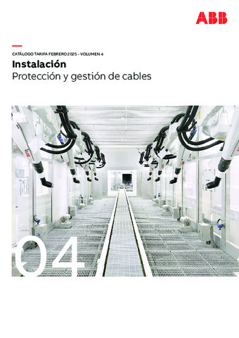 ABB: Tarifa ABB V04 Protección y gestión de cables Febrero 2025