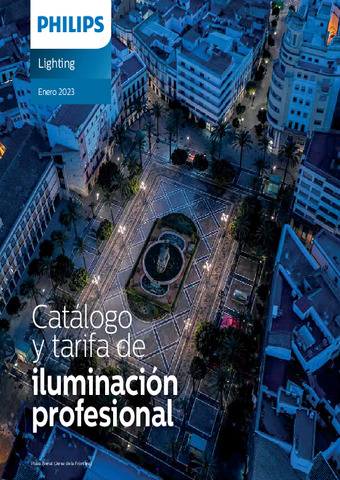 Catálogo Tarifa Iluminación Profesional