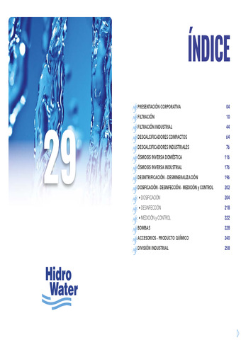 HIDRO WATER  TARIIFA  RESIDENCIA 2025