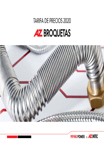 AZ BROQUETAS TARIFA 2020