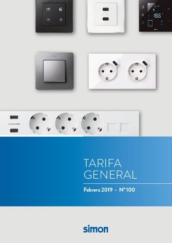 SIMON - Tarifa General Febrero 2019