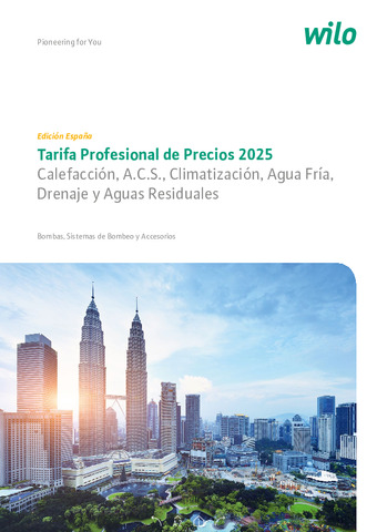 WILO TARIFA 2025