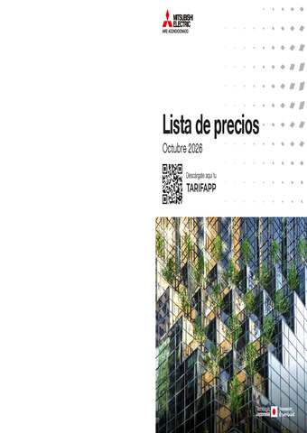 MITSUBISHI ELECT. TARIFA OCTUBRE 2026
