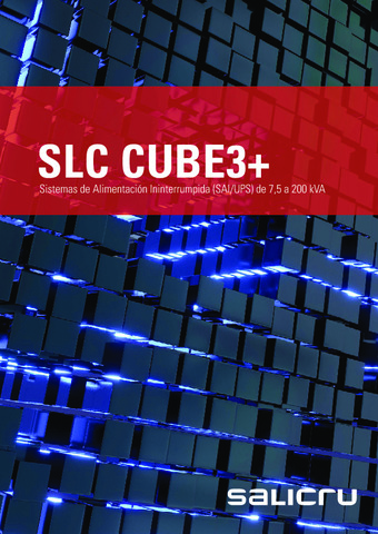 SALICRU: CATÁLOGO SLC CUBE3+ 2026