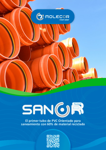 MOLECOR – SANOR Recycled: tuberías de PVC-O para saneamiento”