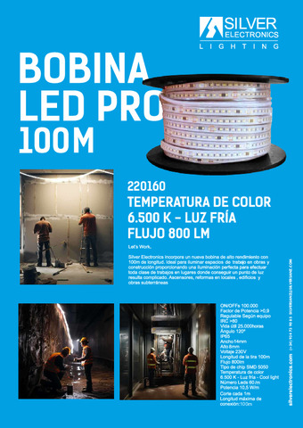 Bobina Tira LED 100