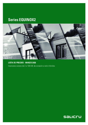 SALICRU TARIFA EQUINOX LOW