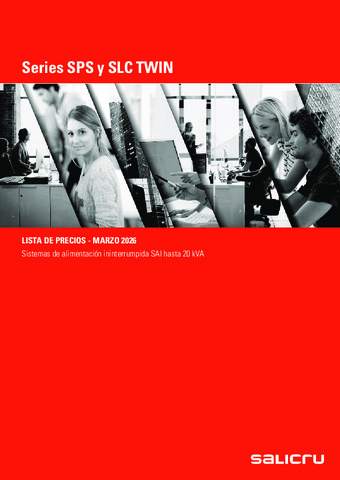 SALICRU TARIFA SAIS LOW 2026