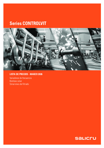 SALICRU TARIFA VARIADORES LOW 2026