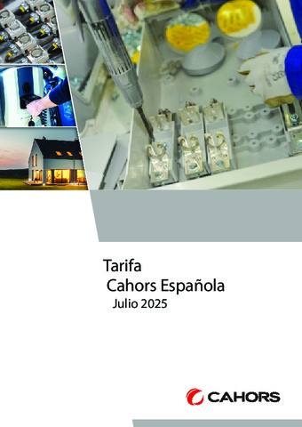 CAHORS - TARIFA ESPAÑOLA JULIO 2025