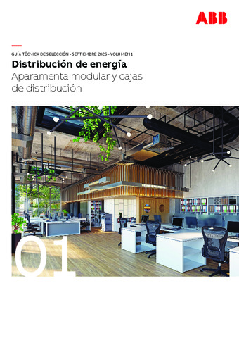 ABB CATÁLOGO APARAMENTA MODULAR Y CAJAS DE DISTRIBUCIÓN 2026