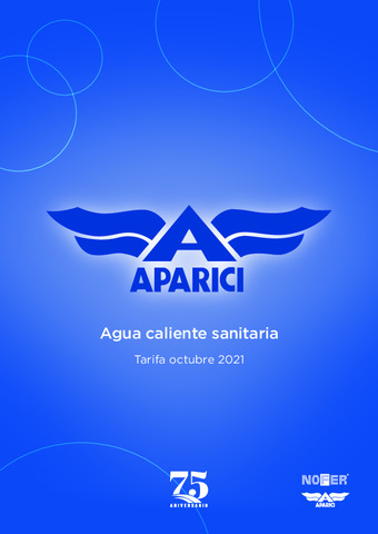 Aparici - Tarifa noviembre 2021