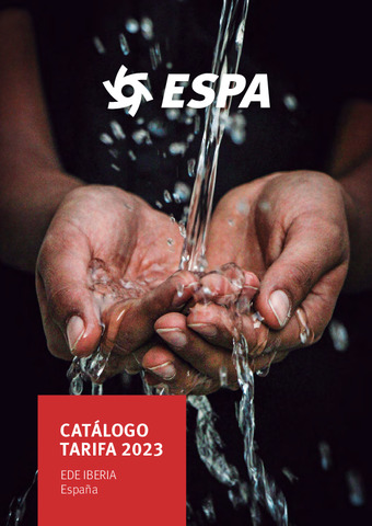 Catálogo Tarifa 2023 ESPA EDE IBERIA