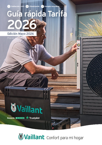 VAILLANT GUIA RÁPIDA MAYO 2026