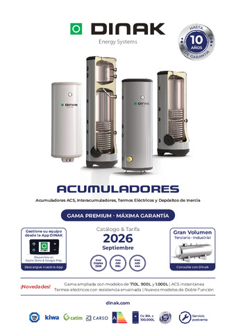 DINAK TARIFA ACUMULADORES SEPTIEMBRE 2026