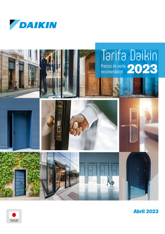 DAIKIN Tarifa 2023