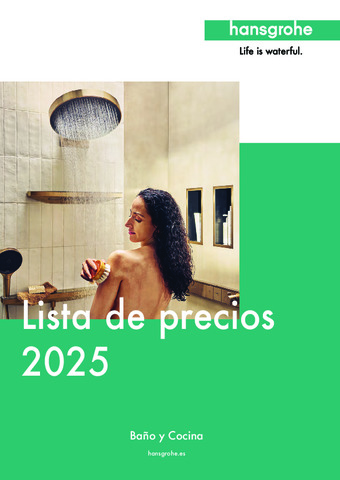 HANSGROHE 01 Tarifa hansgrohe general 2025