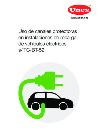 UNEX - Uso de canales protectoras en instalaciones de recarga de vehículos eléctricos s/ITC-BT-52