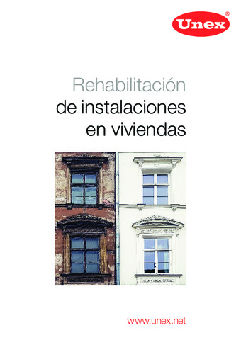 UNEX - Rehabilitación de instalaciones en viviendas