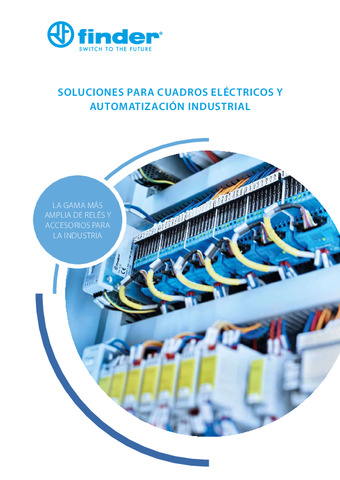 Catálogo de Soluciones para cuadros eléctricos y automatización industrial