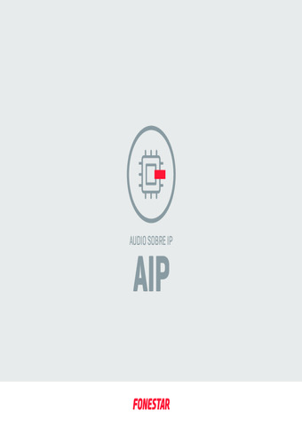 Fonestar - Catálogo Audio sobre Ip (AIP) 2021