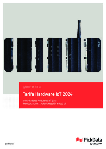 CIRCUTOR: TARIFA HARDWARE PICKDATA 2024