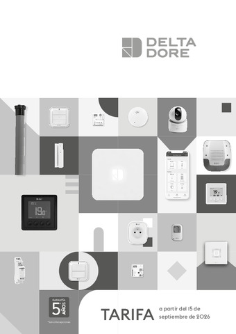 DELTA DORE TARIFA 2026