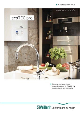 VAILLANT - Catálogo ecoTEC pro