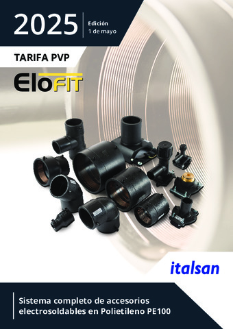 ITALSAN tarifa PE Elofit Electrosoldable 01.05.2025