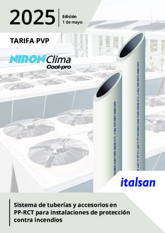 2025 - ITALSAN tarifa-sistema niron cool pro 01.05.2025