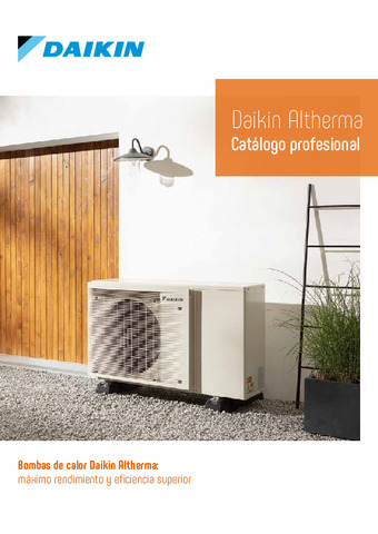 Catálogo Profesional Daikin Altherma