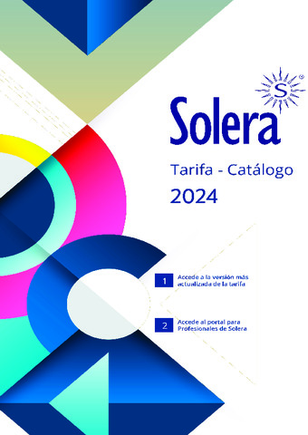 SOLERA: ACTUALIZACIÓN TARIFA PVP 2024