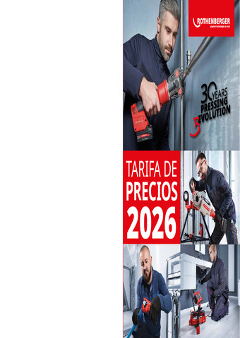 ROTHENBERGER TARIFA 2026