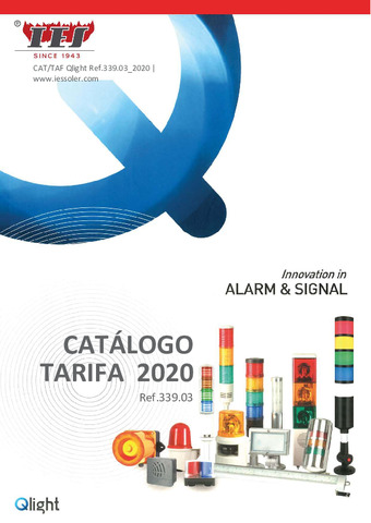 Tarifa señalización QLIGHT2 2020