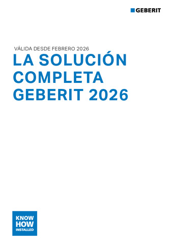 GEBERIT tarifa la solución completa geberit 01.02.2026