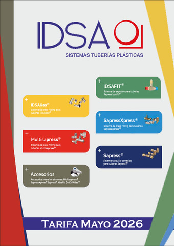 IDSA TARIFA MAYO 2026