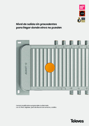 Centra amplificadora Avant 12 - TELEVES