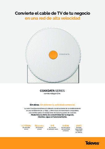 Solución de conectividad CoaxData