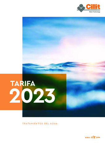 Tarifa Cillit 2023