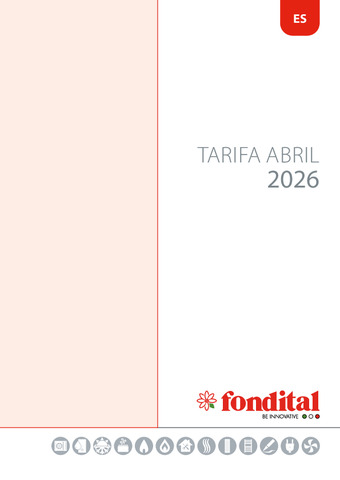 FONDITAL TARIFA ABRIL 2026